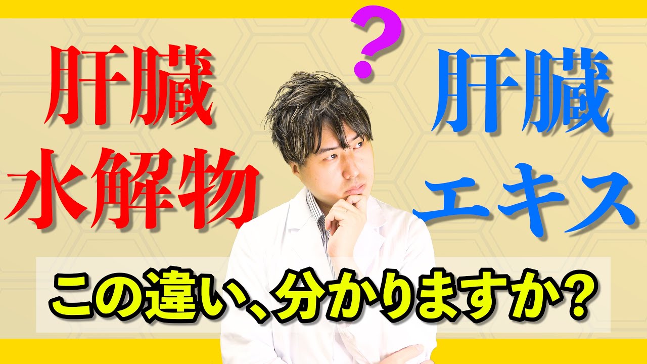 ヘパリーゼ 製造メーカーに聞いた「 肝臓水解物と肝臓エキス の違い」