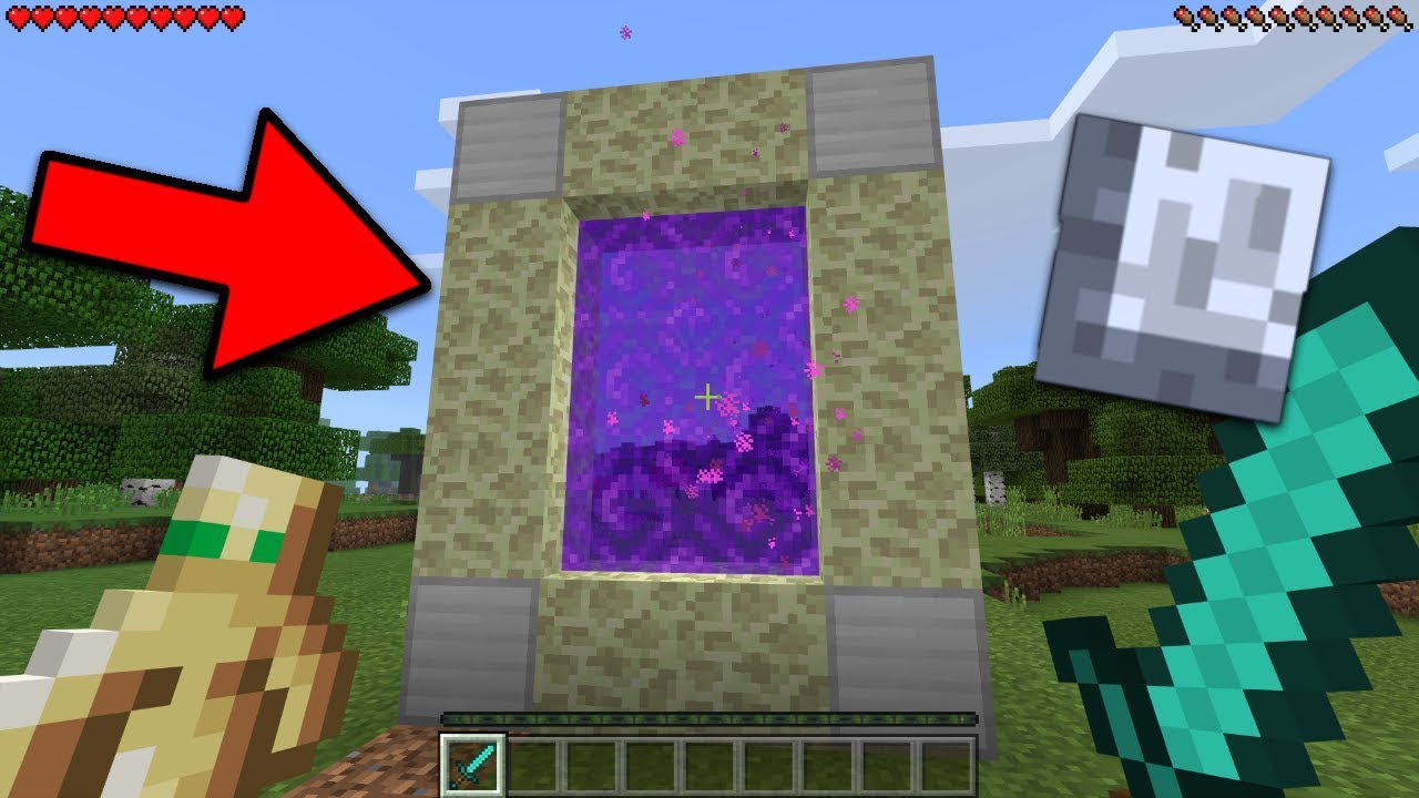 How To Make a Portal to the MOON in Minecraft! (Pocket Edition, Xbox, Win10)