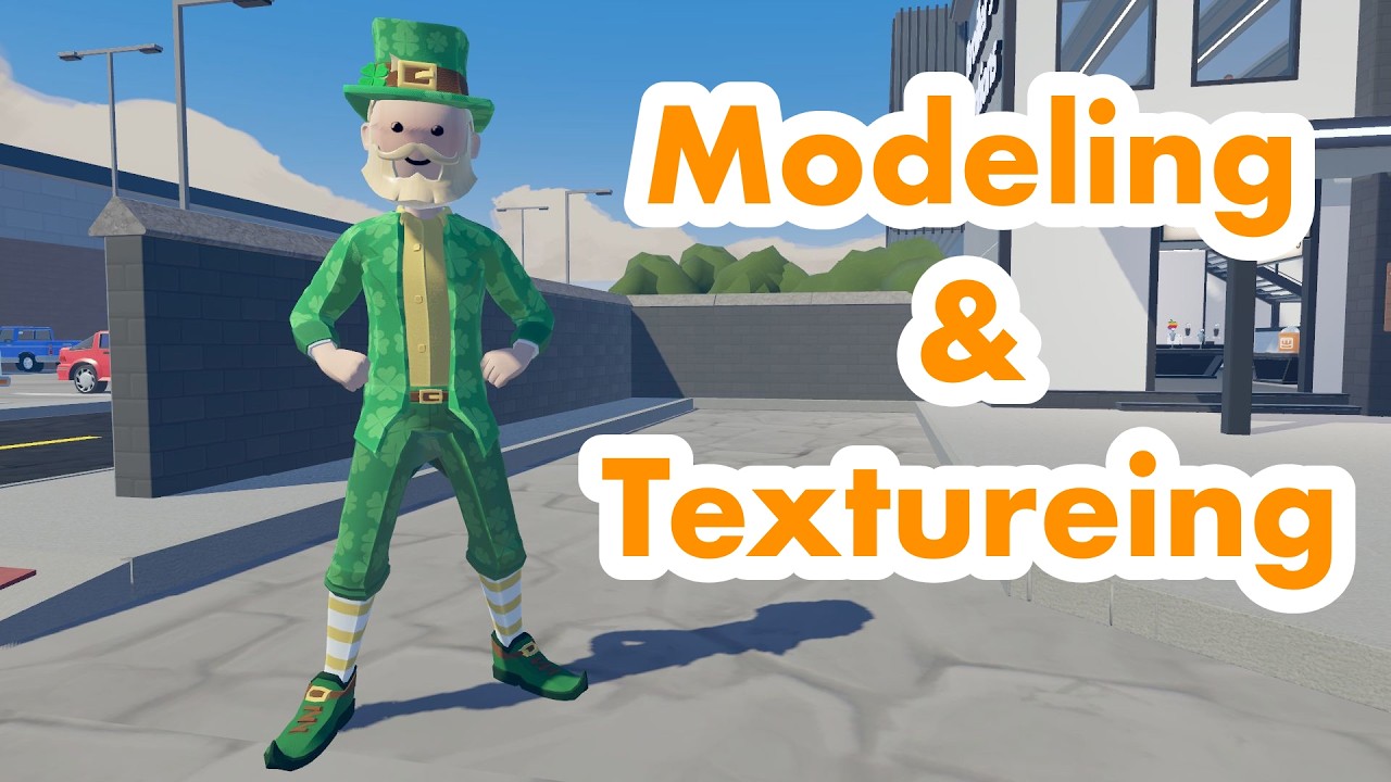 RecRoom UGC Leprechaun Set Modeling and Texturing