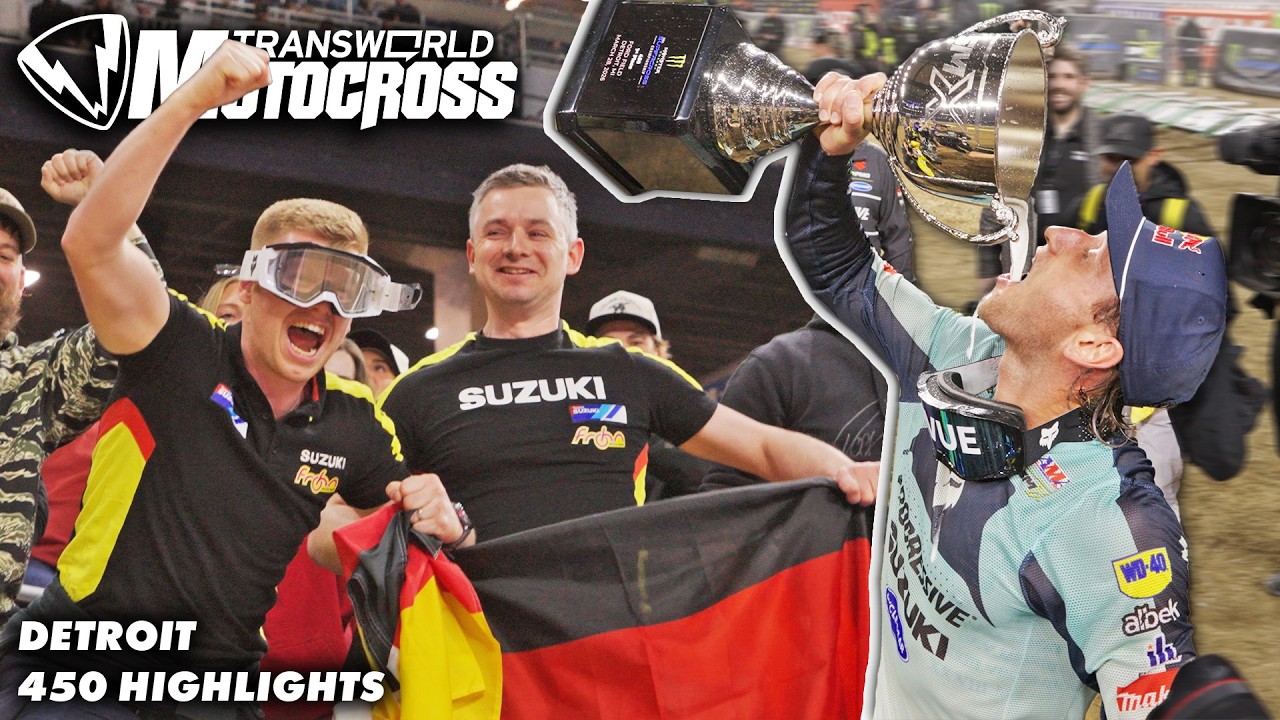 Ken Roczen Wins Big in Detroit | SMX [450] Trackside Highlights