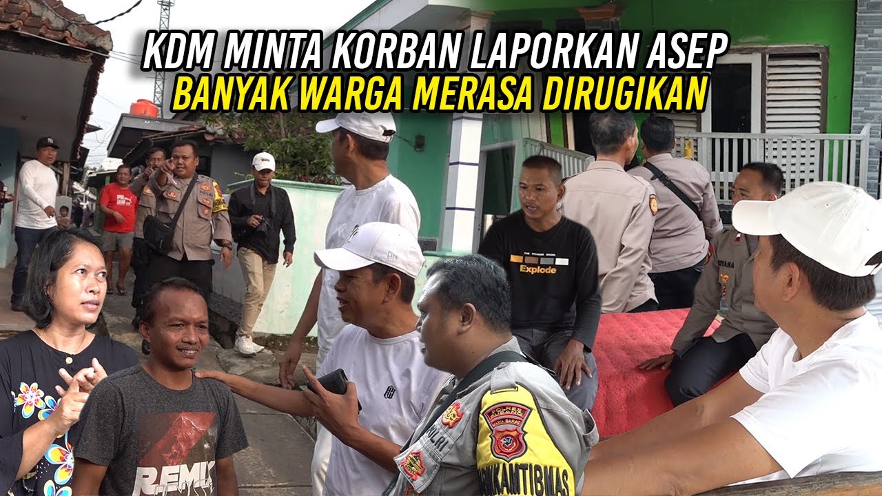 KDM  MINTA K0RB4N LAPORKAN ASEP KE P0LSEK | BANYAK WARGA MERASA DIRUGIKAN