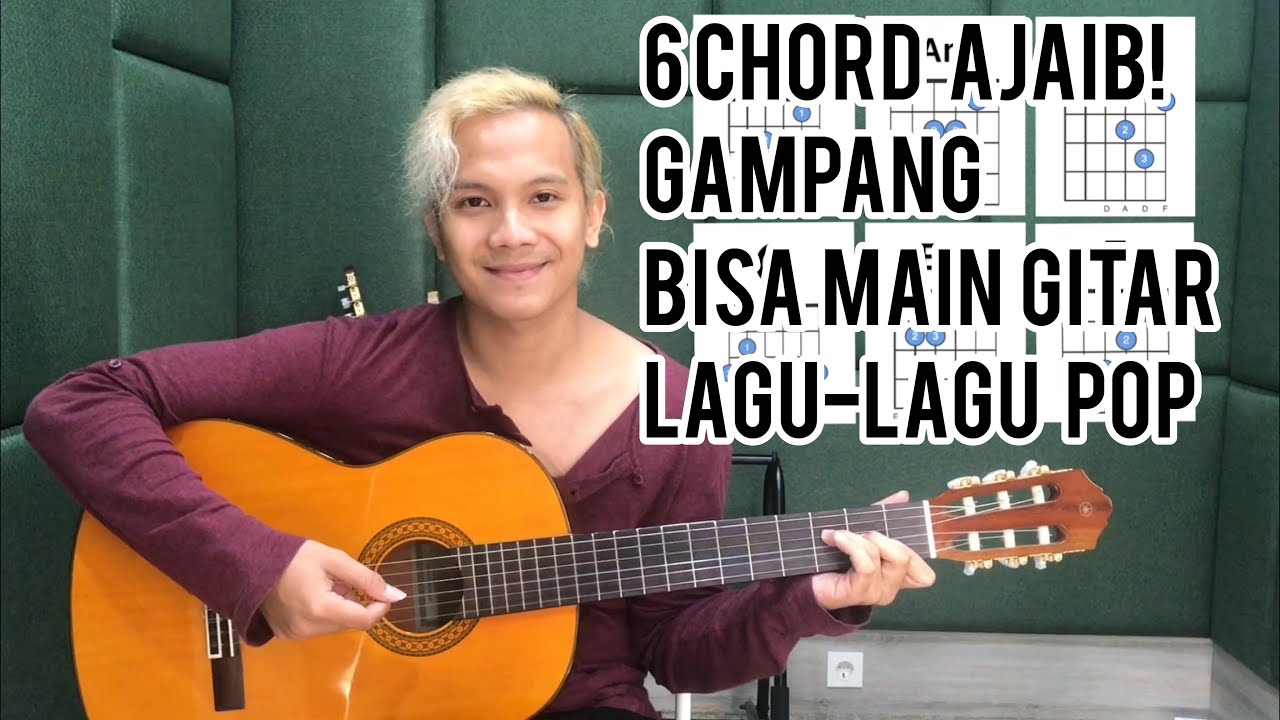 CARA MUDAH BELAJAR GITAR PEMULA, 6 CHORD AJAIB GAMPANG MAIN LAGU POP | ANDMESH ARMADA REPVBLIK DLL