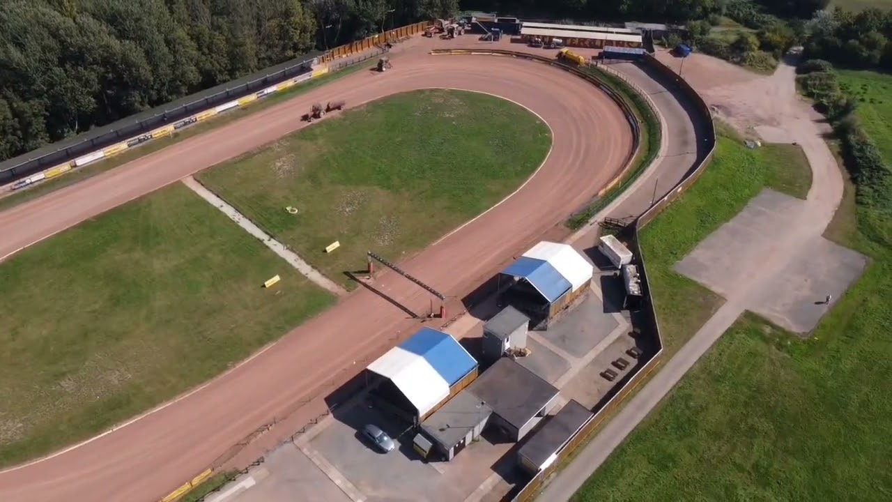 Leicester Lions Speedway Drone Footage.