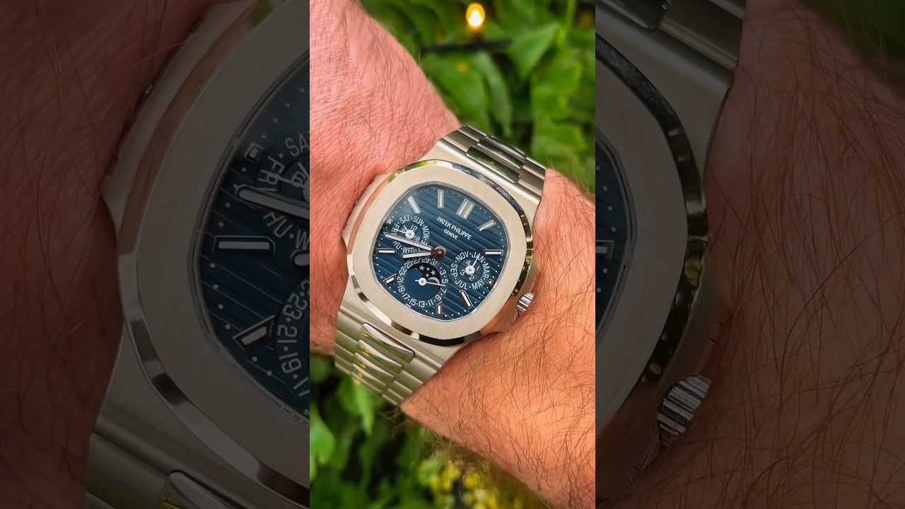 Patek Philippe Nautilus 5740 White Gold stunner!! #luxurywatch #patekphilippe #rolex