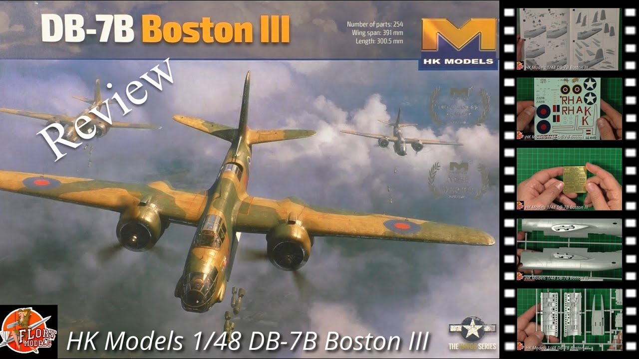 HK Models 1/48 DB-7B Boston III Review