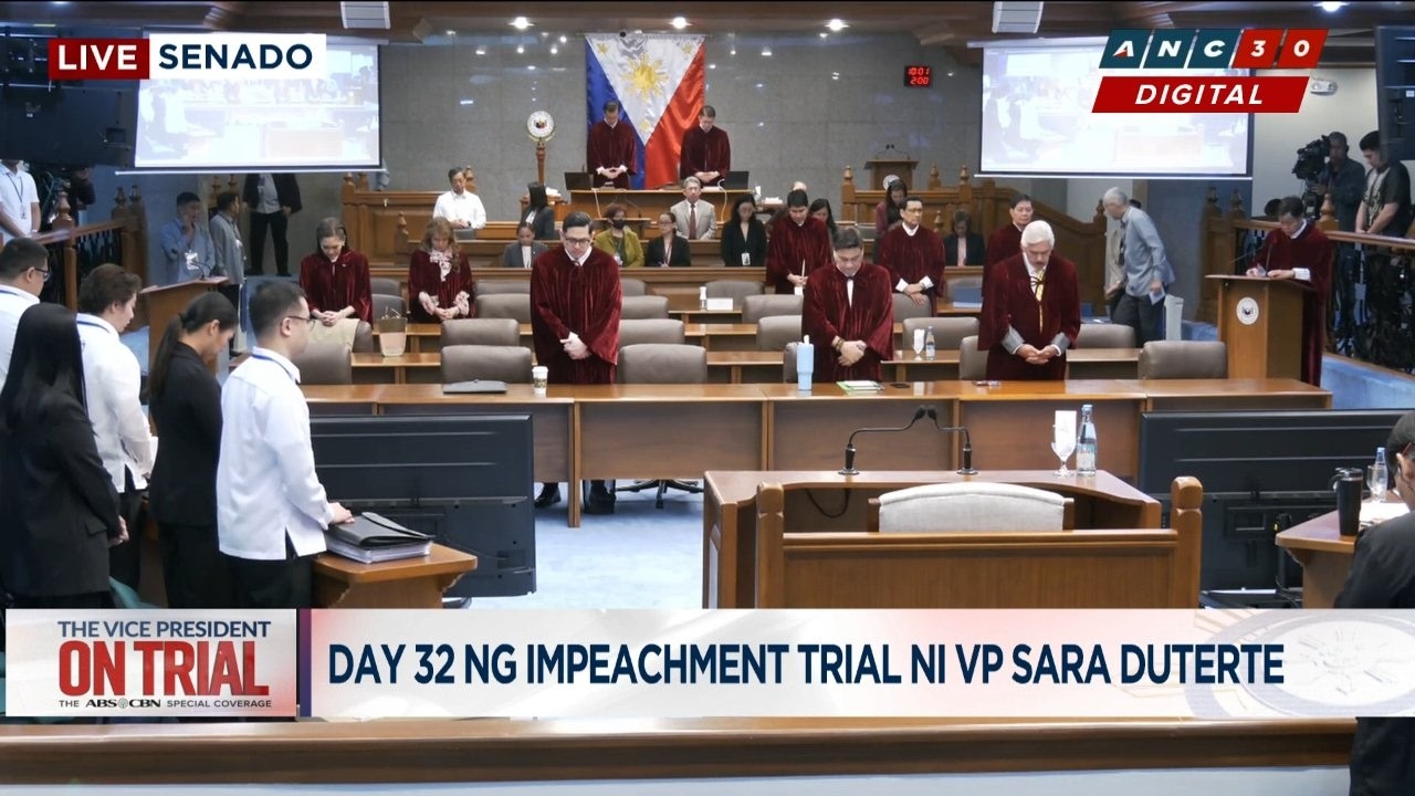 WATCH: Day 32 of VP Sara trial begins, AMLC, LRA witnesses expected to testify | ANC