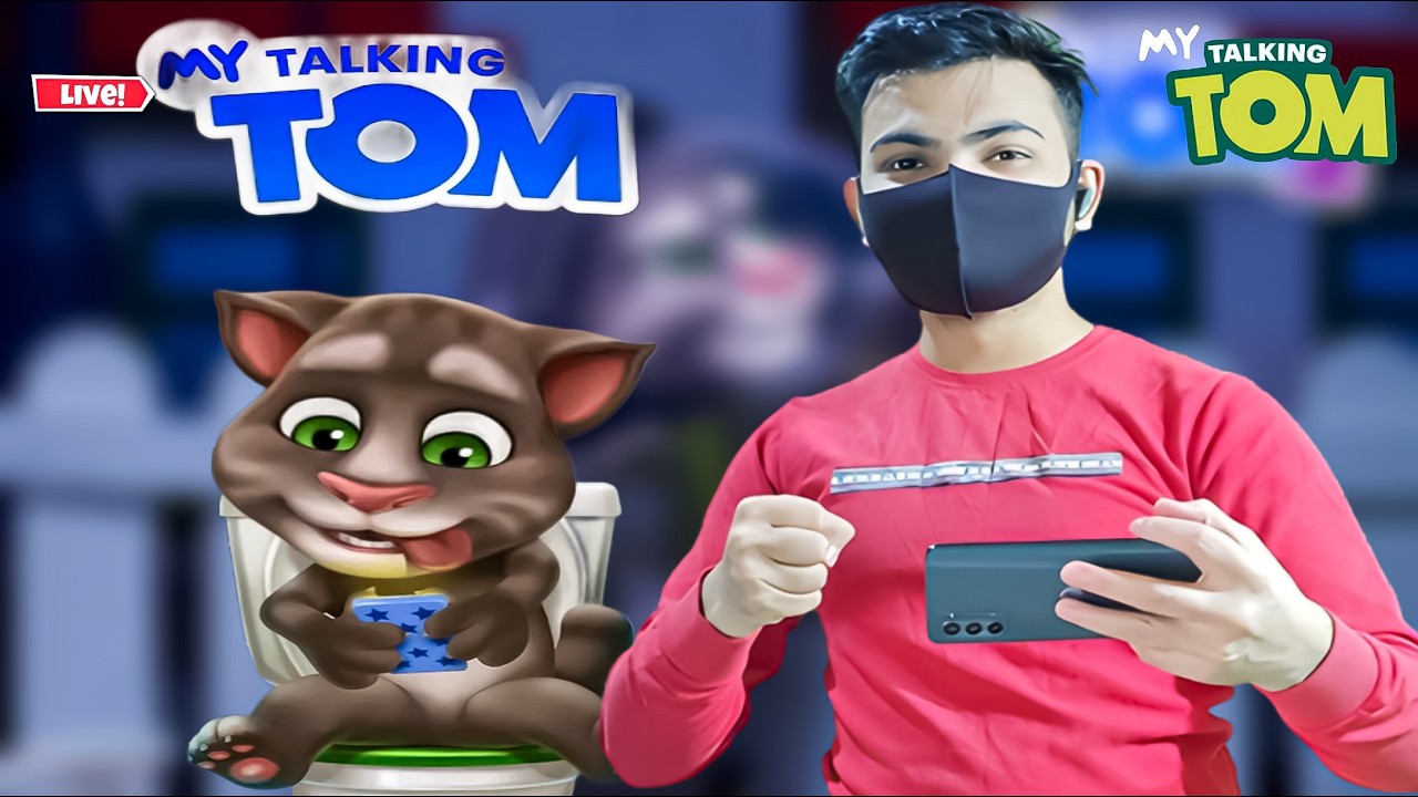 TALKING TOM LIVE WITH FAMILY & FRIENDS | TALKING TOM LIVE #shortslive #shortsfeed #shorts RODAN LIVE