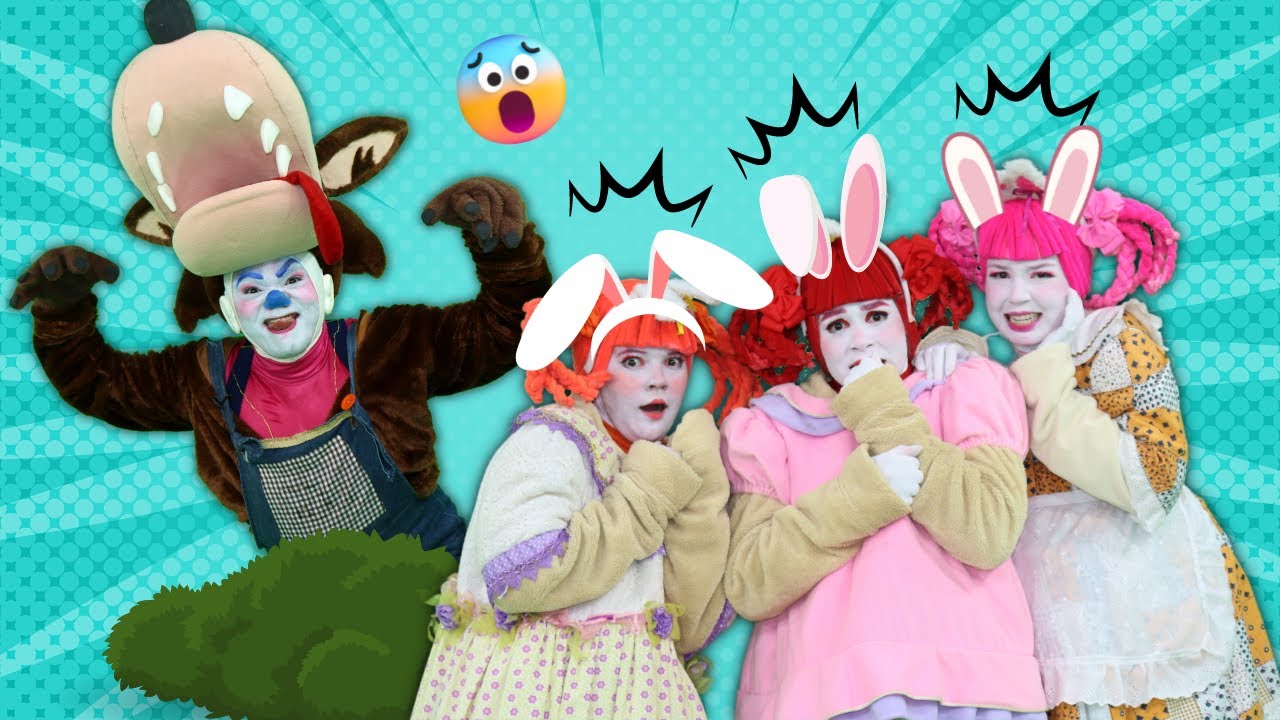 Pakaraka e o lobo e as três Coelhinhas | Turma da Pakaraka