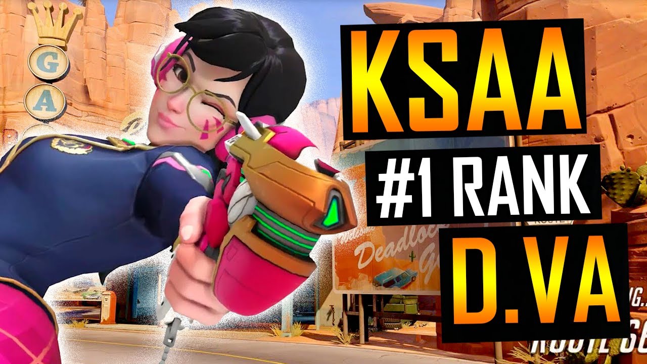 #1 DVA! BEST TANK IN THE WORLD - KSAA ! INSANE D.VA OVERWATCH 2 GAMEPLAY SEASON 1