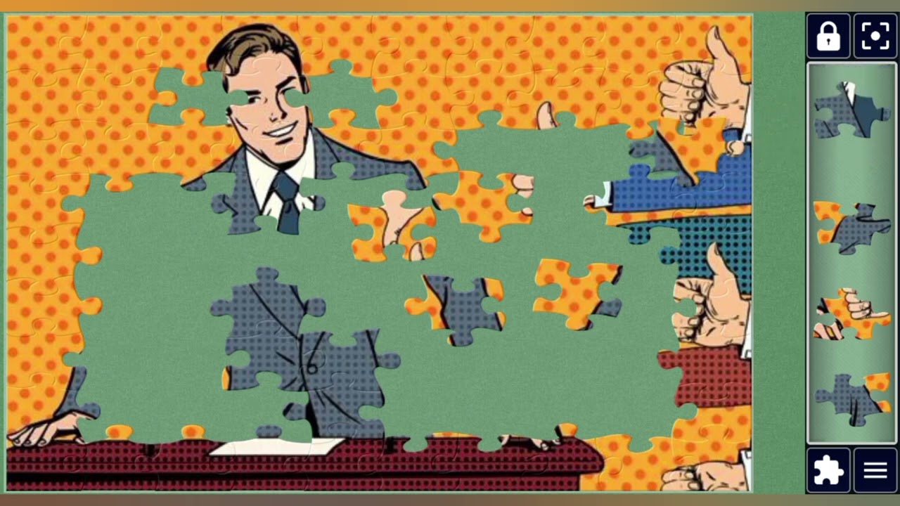 The Speaker gets the Thumbs-Up🔊👍🧩Pop-Art jigsaw puzzle 🧩//@jigsawpuzzle45 