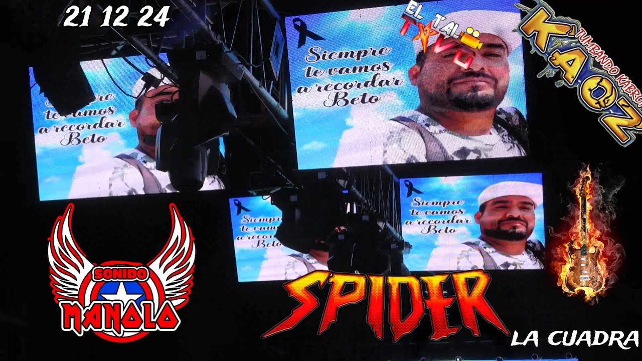 Spider, Manolo y Kaoz Rock and Roll/Organización la Cuadra rinde homenaje a BETO en Valle de Chalco