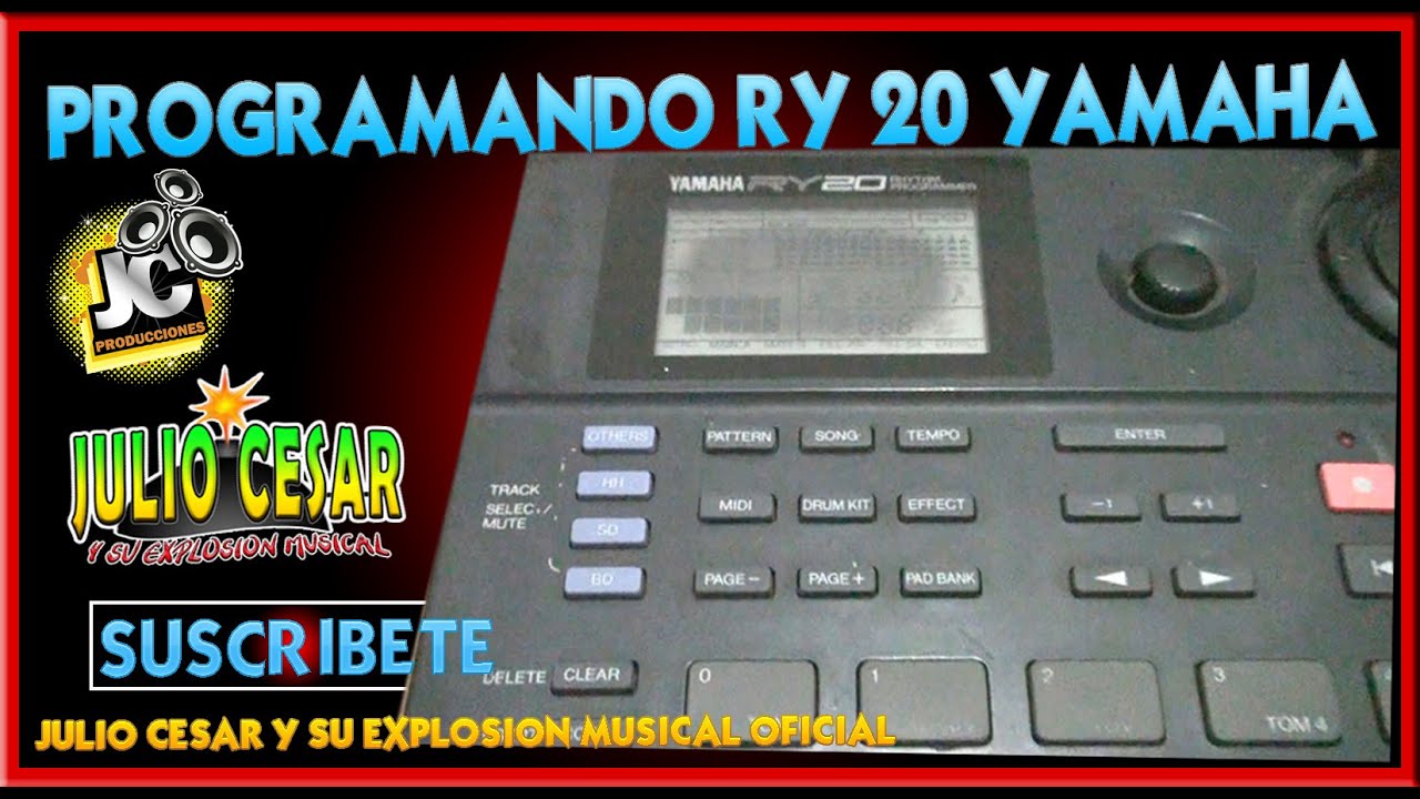 YAMAHA RY 20 PROGRAMACION CAJA DE RITMO