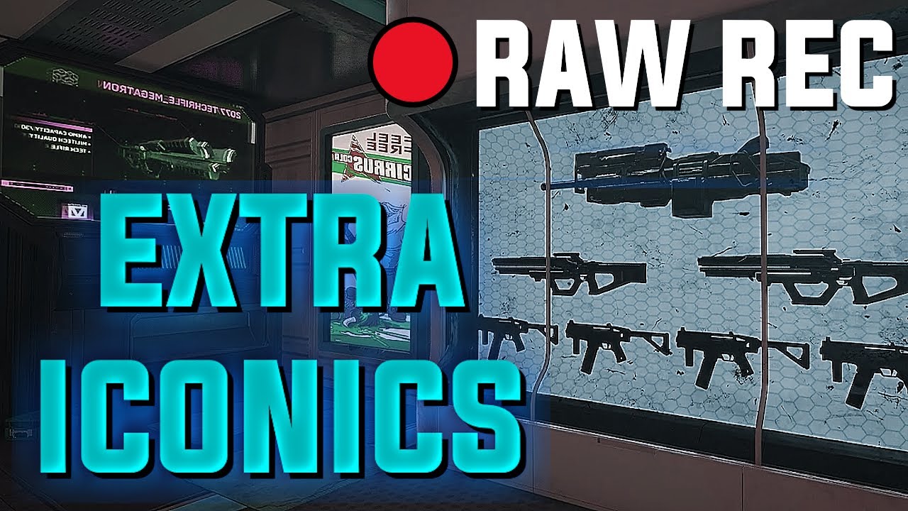 🔴 RAW REC: Extra Iconics (Cyberpunk 2077 Mod Demonstration)