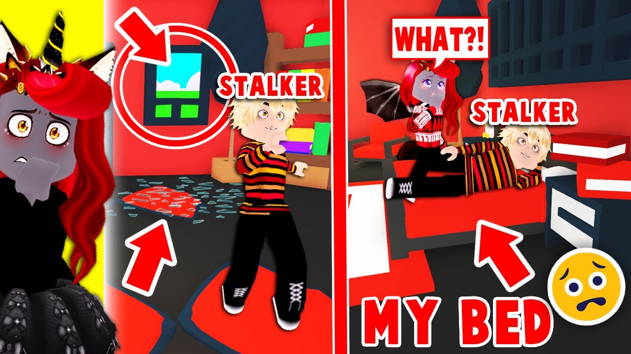 The CREEPIEST Stalker Broke INTO MY HOME In Adopt Me! (Roblox)