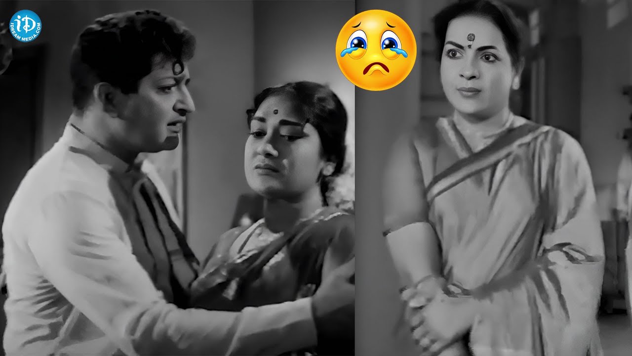 ఈ సీన్ చూస్తే కన్నీళ్లాగవు | Mahanati Savitri and NTR Emotional Scenes | Kanchana, Nagabhushanam