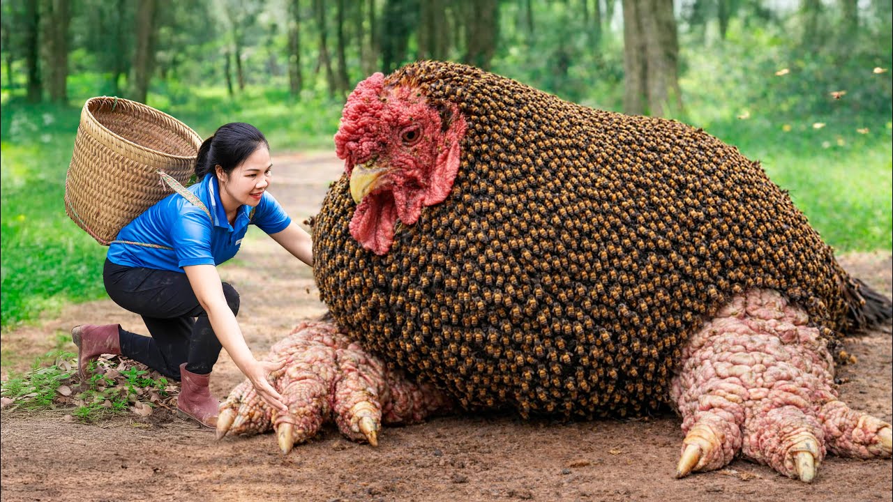 Harvesting Honey Mutant Birds & Go to Market Sell | monstrous creatures lurk in the Amazon forest