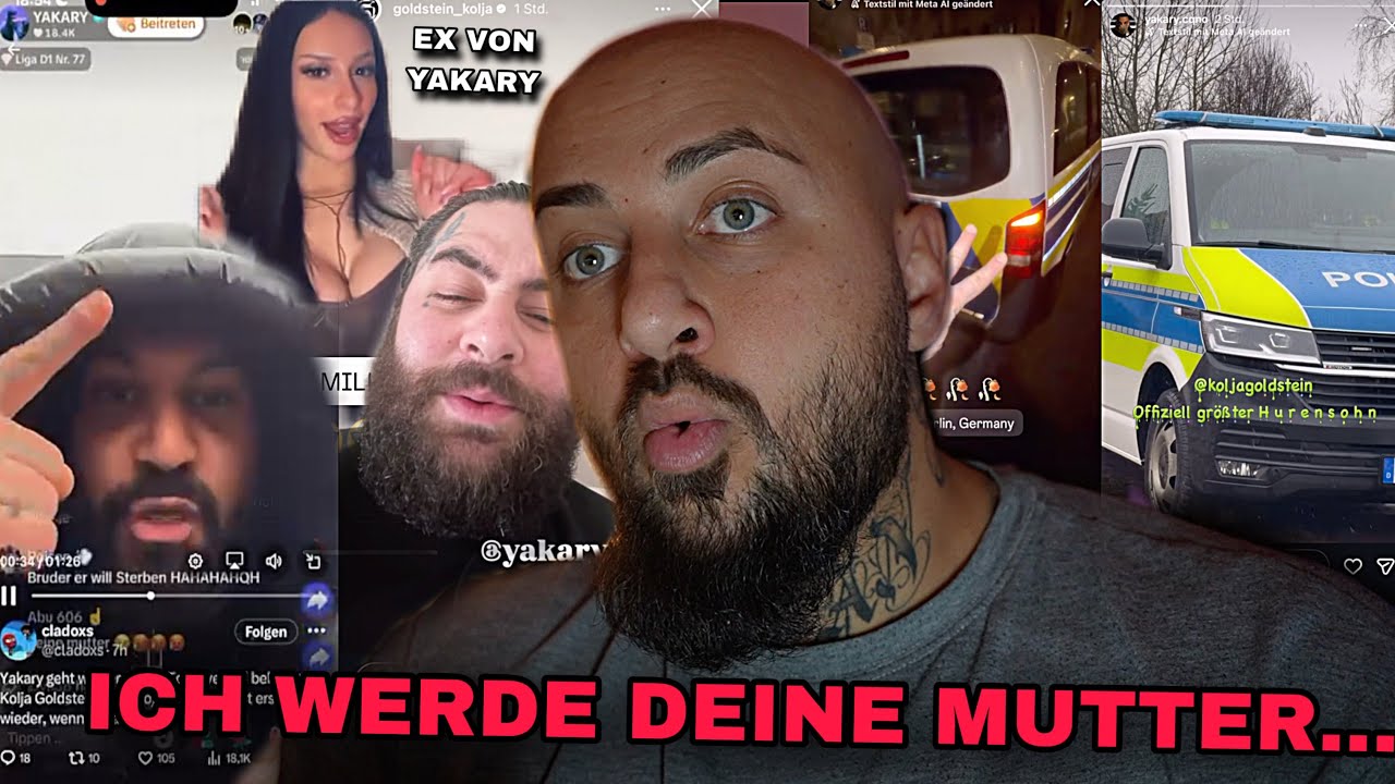 POLIZEI EINSATZ ‼️ YAKARY GEHT CRASHOUT AUF KOLJA GOLDSTEIN ER CHILLT MIT YAKARY´S EX