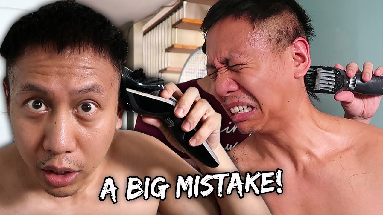 I Tried to Cut My Own Hair - BIG MISTAKE!  | Vlog #811