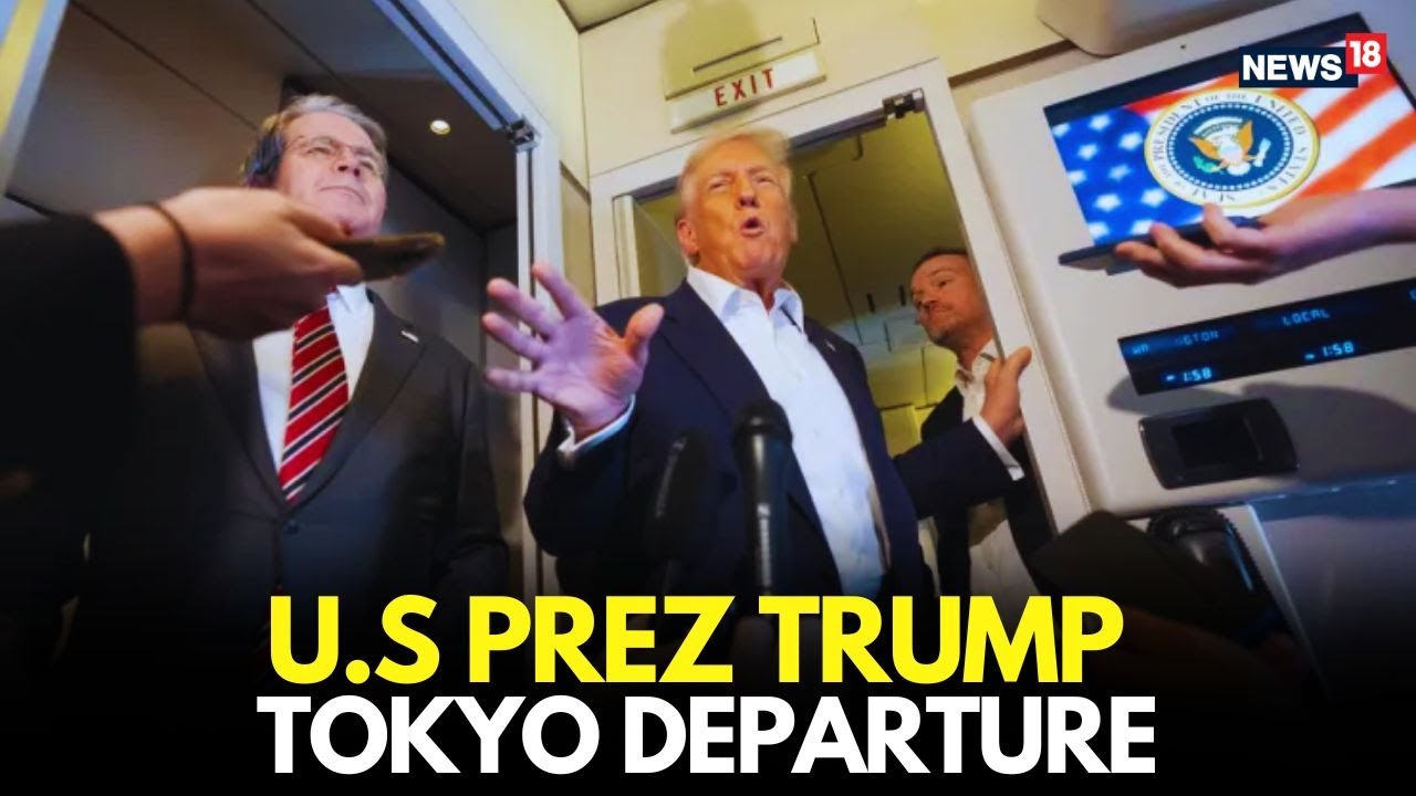 TRUMP LEAVES TOKYO | President Trump Departs for Yokosuka Naval Base | LIVE Updates