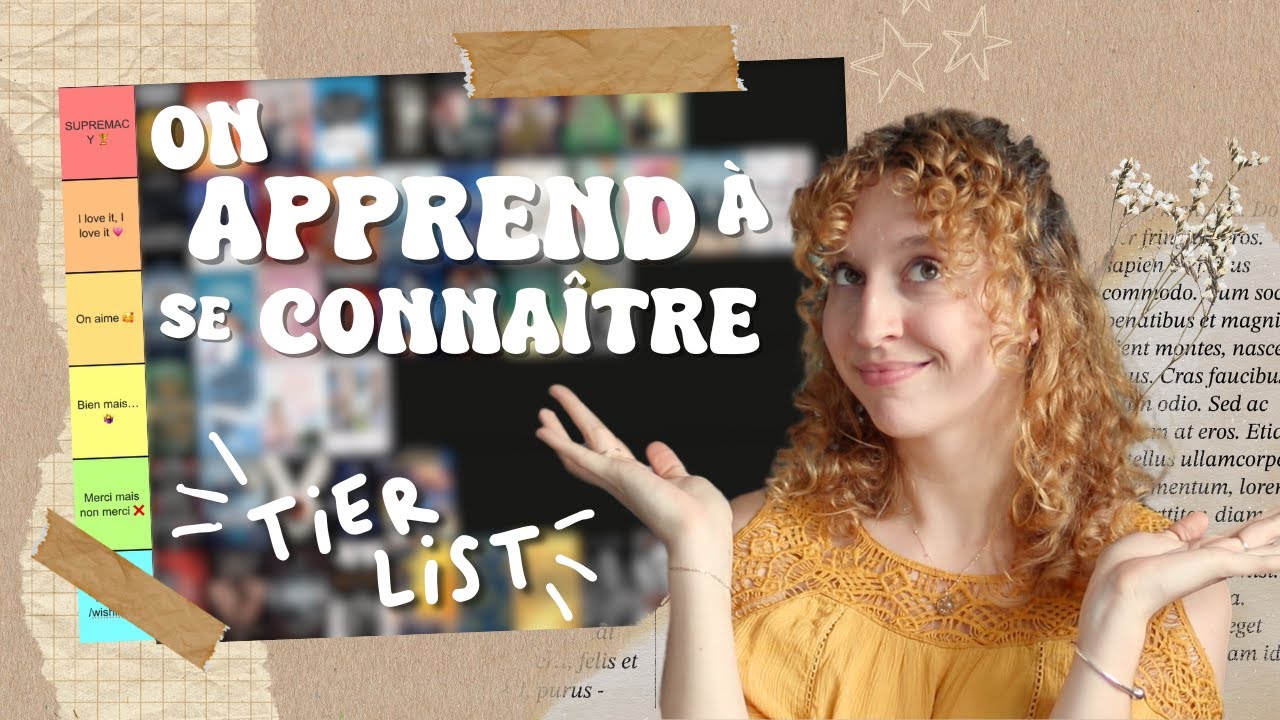 Je classe les livres les plus populaires de la BookSphère // TIER-LIST