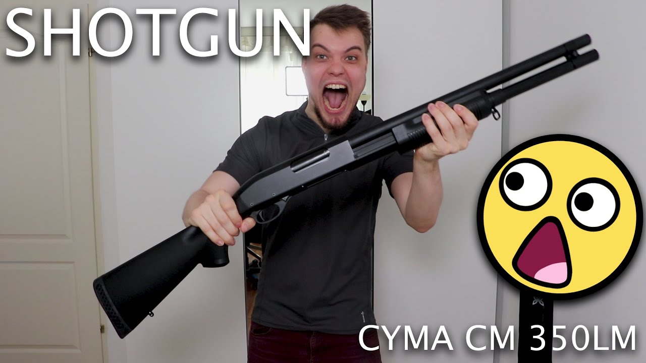 AIRSOFT SHOTGUN UNBOXING!😄 - Cyma CM350LM