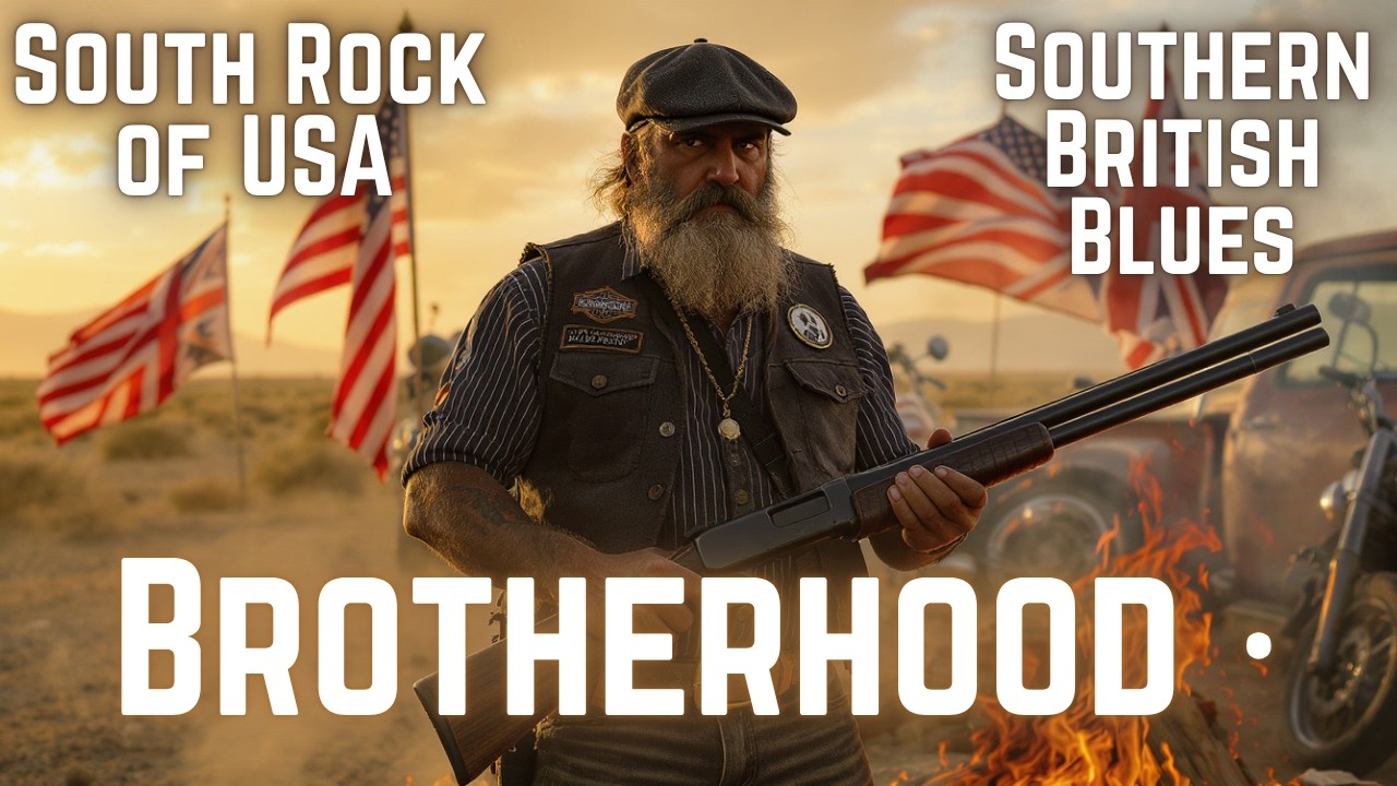 Blues Fire Fusion ⚙️ Southern Rock Heat + British Blues Power | Guitar Anthems 2025