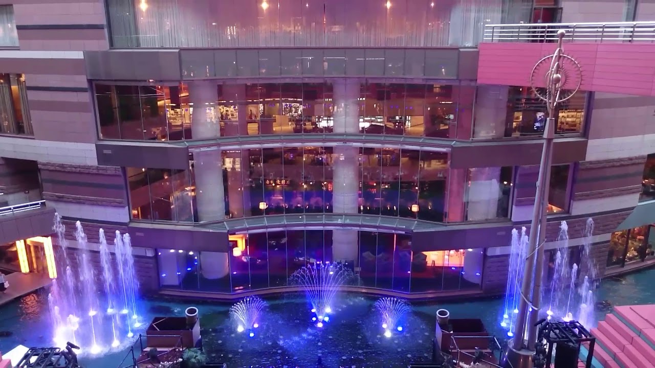 The beautiful fountain show in JAPAN FUKUOKA CITY 【CANAL CITY HAKATA】⛲Dancing Water Spectacle ⛲