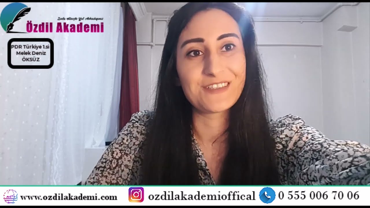 T&Uuml;RKİYE 1. Sİ - 2022 &Ouml;zdil Akademi Uzem PDR &Ouml;ABT T&uuml;rkiye 1.si Melek Deniz &Ouml;ks&uuml;z &Ouml;zdil ailem dedi.
