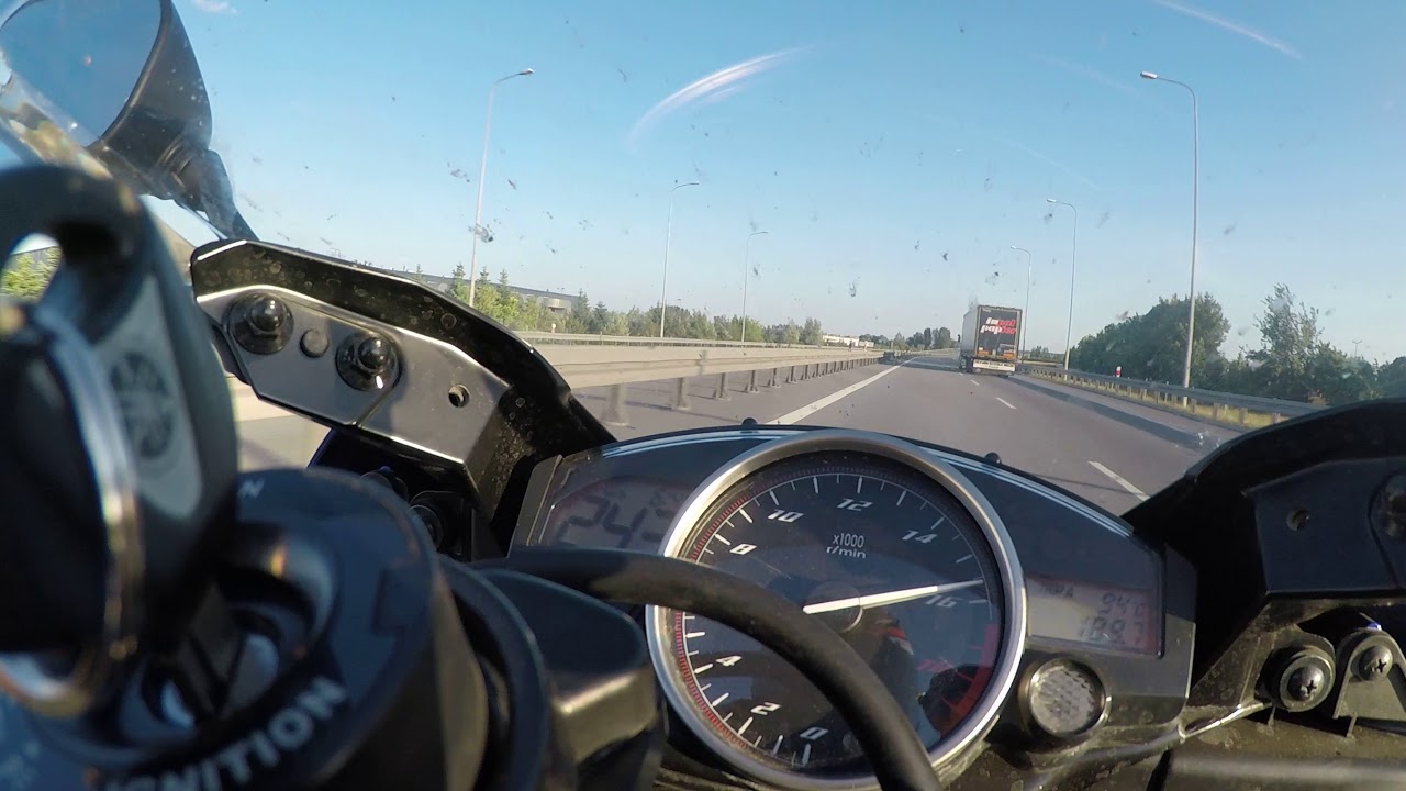 Yamaha R6 RJ15 Full Stock V-max & Top speed - 281km/h