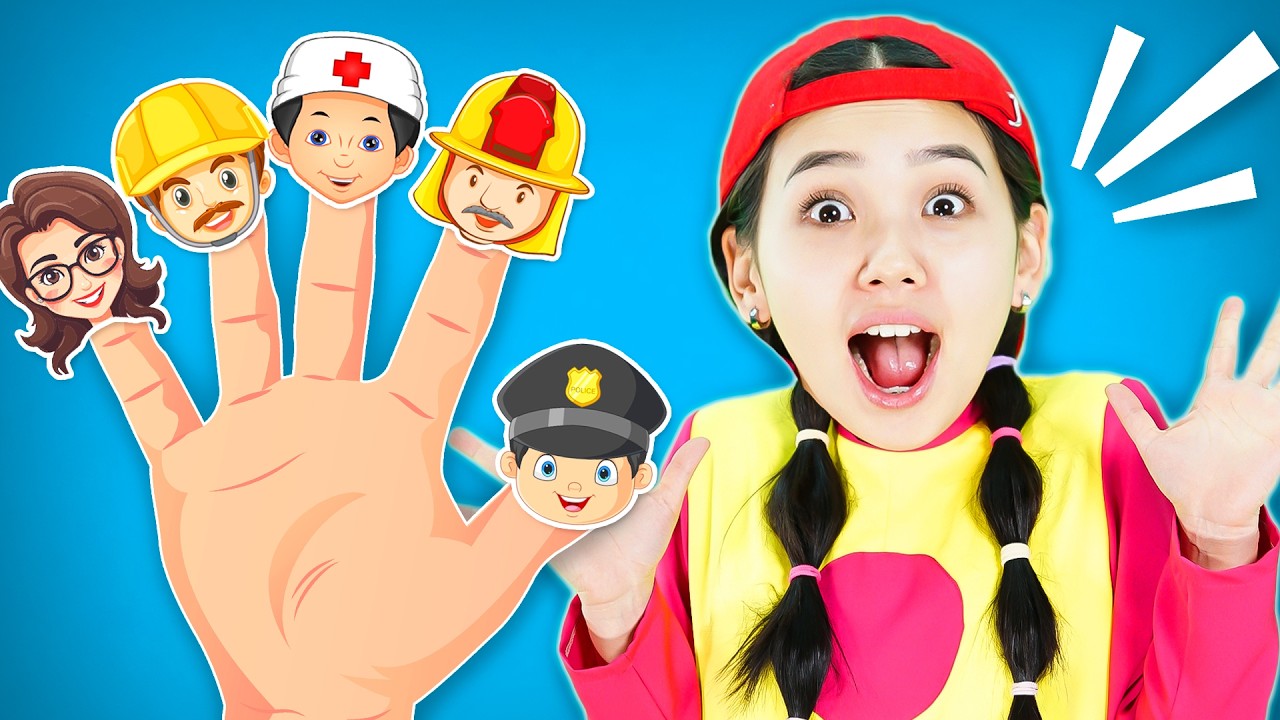 Finger Family Jobs Song | Kids Songs & More | BisKids World