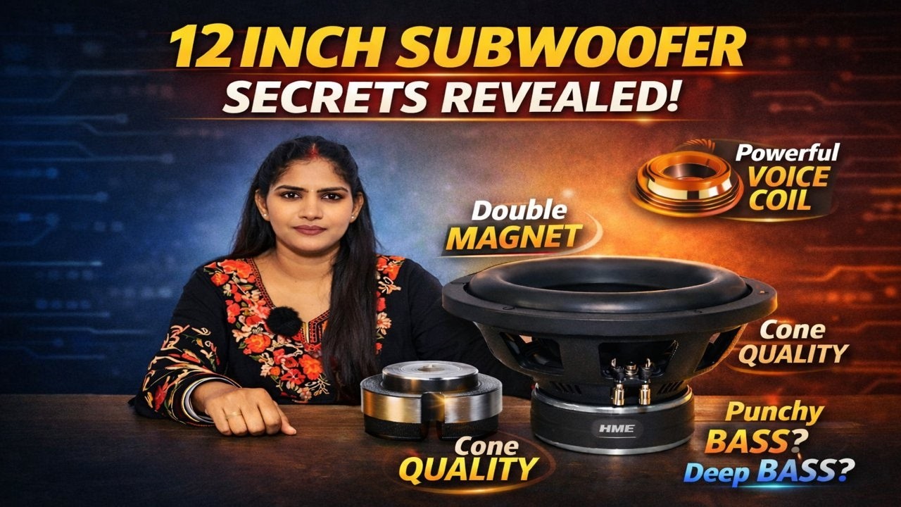 12 Inch Subwoofer Secrets Revealed | Full Technical Explanation | HME Audio