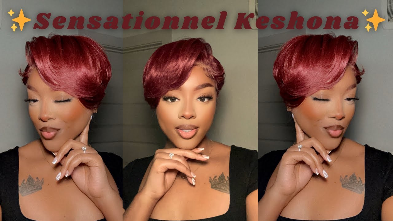 $40 Sensationnel What Lace wig KESHONA | Perfect Valentine's Day Short Wig 🌹| Review & Try on