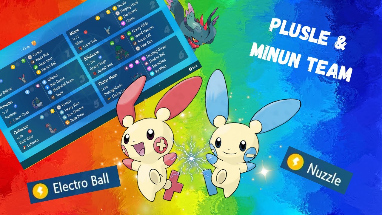 PLUSLE & MINUN БРОСАЮТ VGC W СИЛА ДРУЖБЫ - Pokemon Scarlet & Violet VGC Regulation F