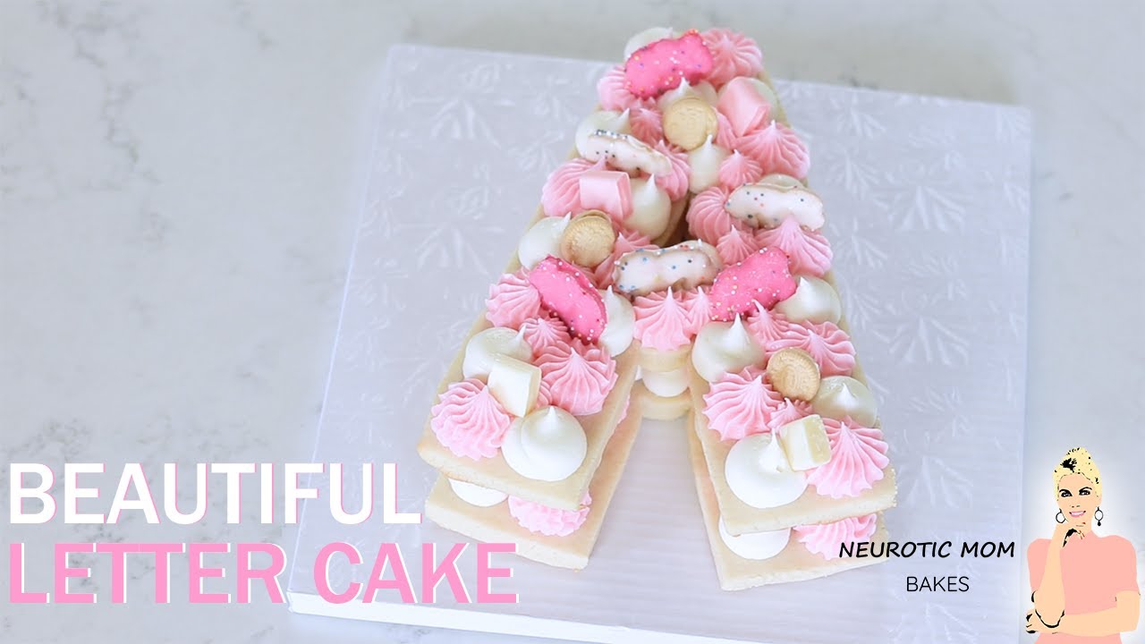 How to Make a Letter Cookie Cake | No Fail
