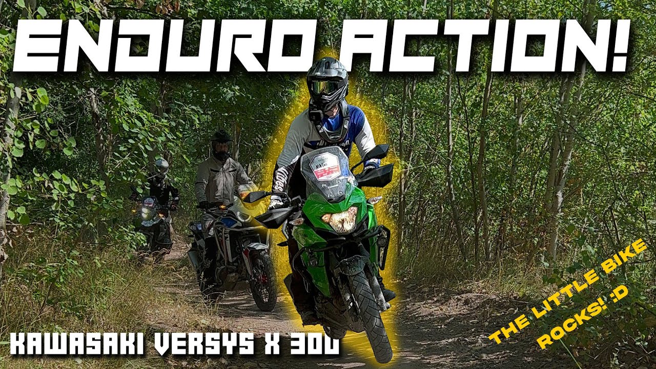 Offroad Action with Kawasaki Versys X 300! @EnduroActionTeam8