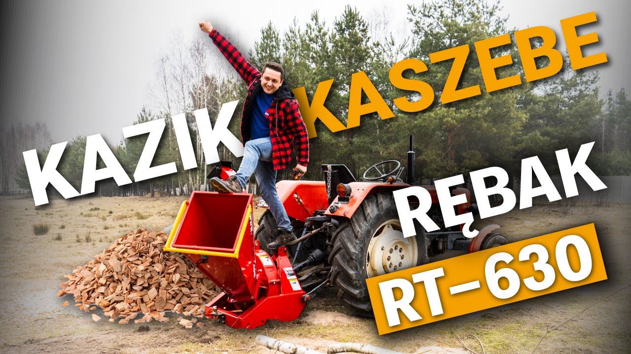 CZY KAZIK KASZEBE NAPRAWI C-330?! test rębaka tarczowego RT-630 :) 💪 🇵🇱Polska produkcja 🇵🇱💪
