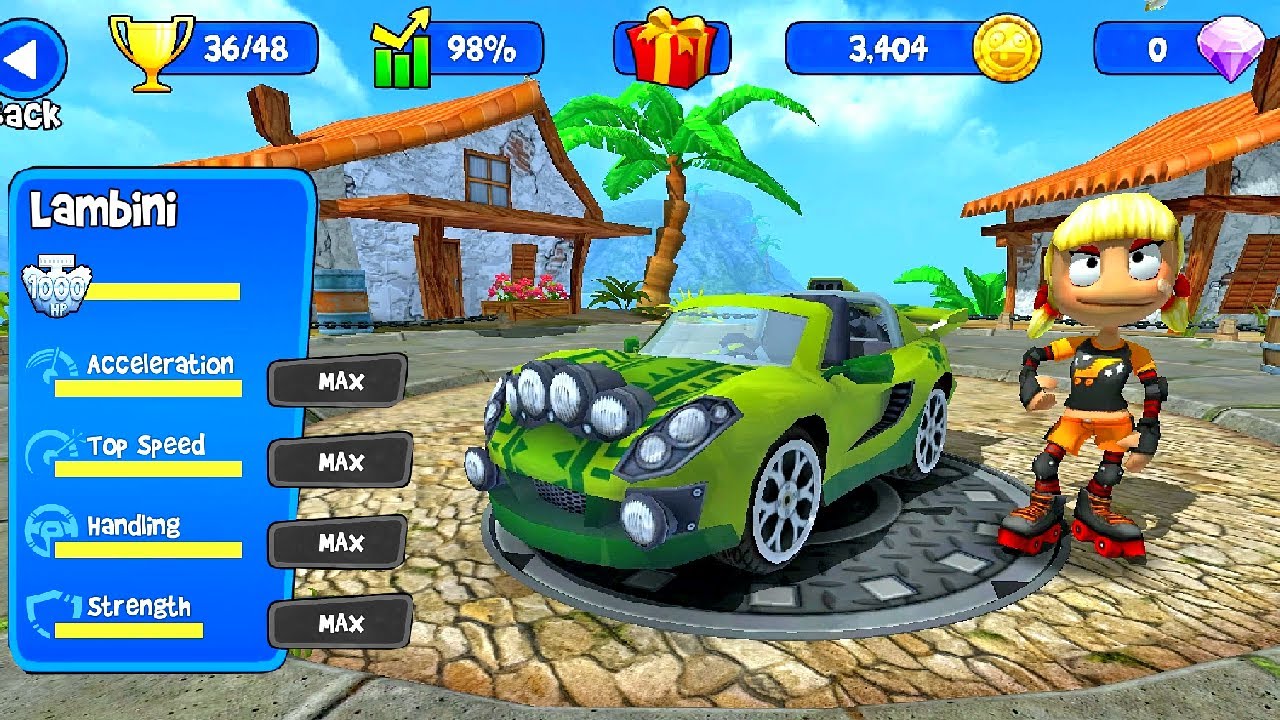 Fully Lambini Upgrade | Beach Buggy Racing PC Microsoft Store