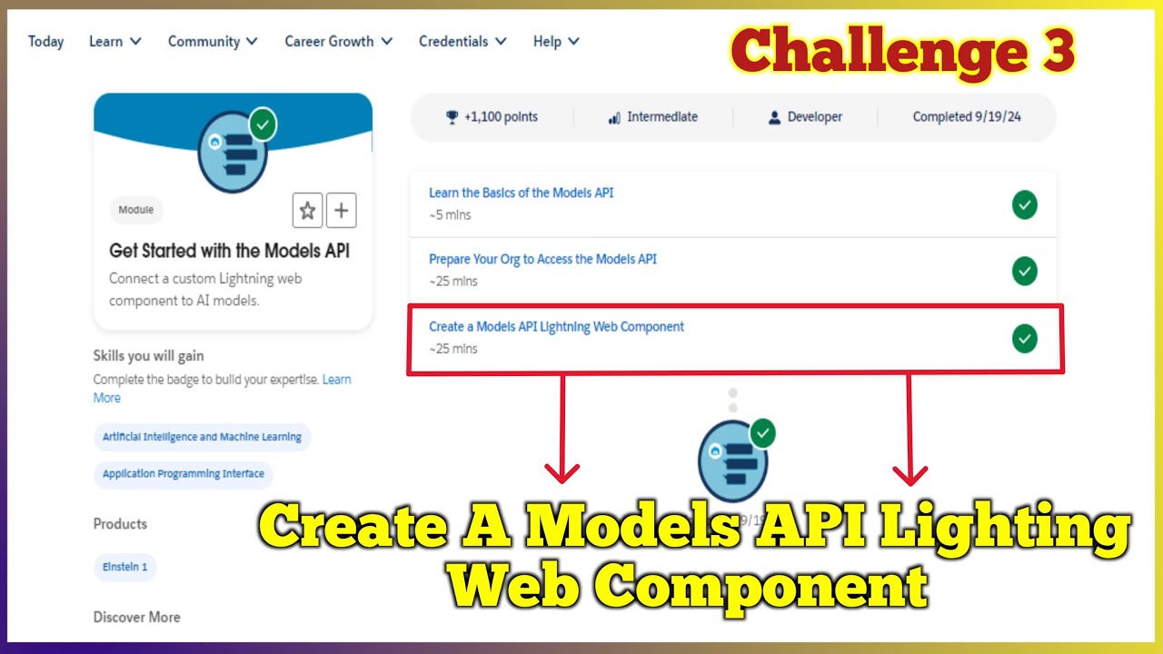 Создание компонента Lightning Web API для моделей | Начало работы с API моделей | Задание 3