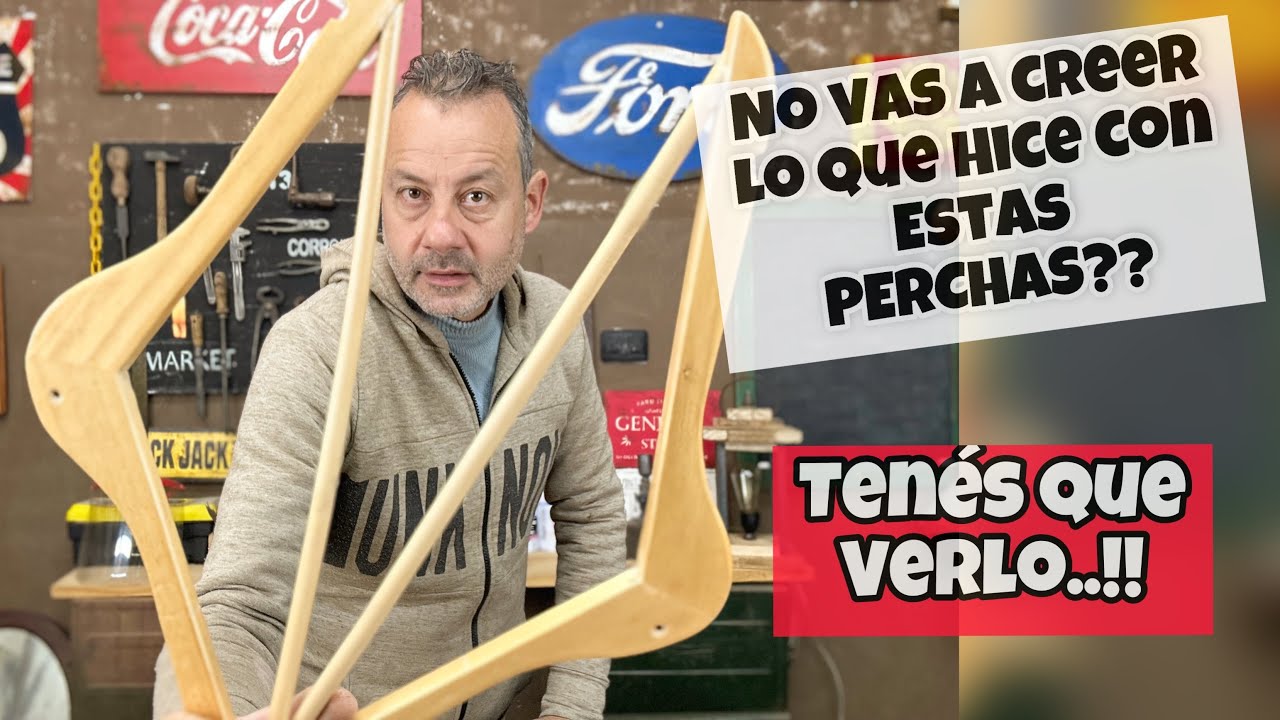 Hacemos una Mesa con Perchas