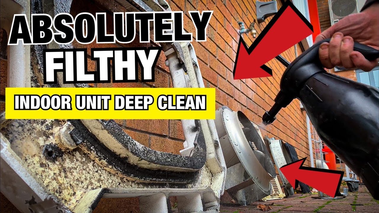 AIR CONDITIONING DEEP CLEAN * DAY WITH AN AIR CONDITIONING SERVICE ENGINEER UK *