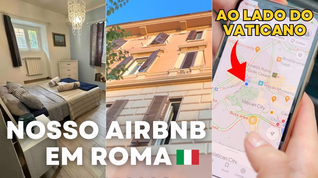 Tour Pelo Airbnb Em Roma + Compra De Mercado 🇮🇹 S&eacute;rie It&aacute;lia Ep.01