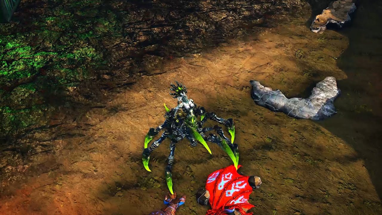 Boss fight (Spider Queen?) - Sacred Temple - Heroes 7.5 Ultimate edition (I lost the battle :/)