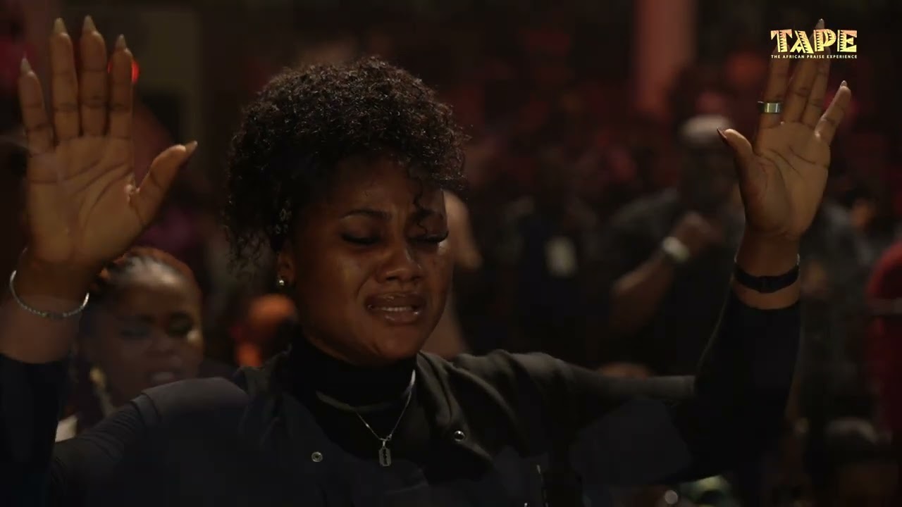 The Atmosphere is filled with deep worship and spiritual intimacy as Nathaniel Bassey Ministers