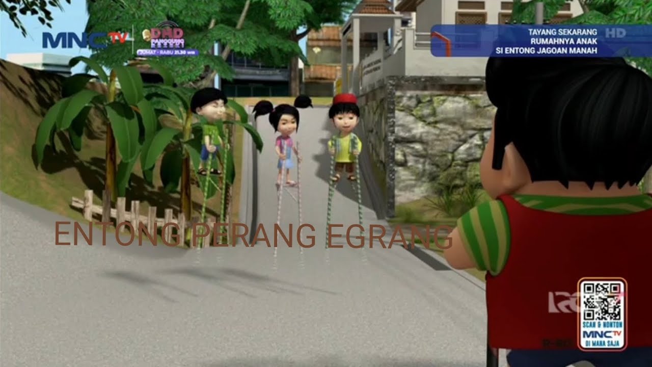 ENTONG MAIN BALAP EGRANG @entonganimasi #JJPKAE #SHORTS #FUNNY