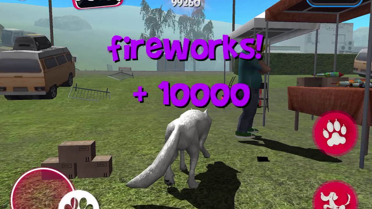 Dog Simulator 2015 Direwolf gameplay