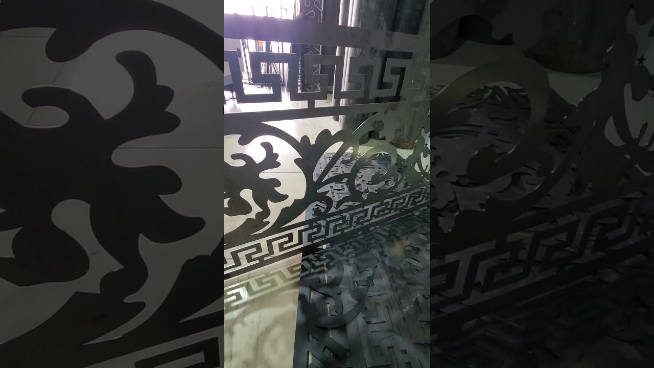 Fiber Laser Grill Cutting for front elevation