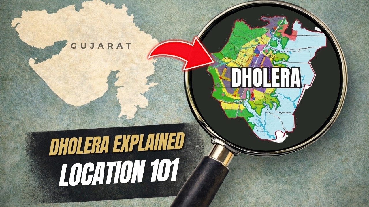 Dholera SIR Master Plan Explained on Map | Residential, Industrial & TP Schemes