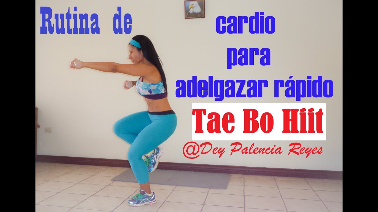 Cardio para adelgazar rápido - Hiit - Rutina 352 - Dey Palencia