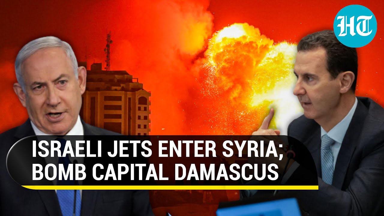 Israeli Jets Enter Syria; Airports Bombed In Damascus & Aleppo Amid Israel-Hamas War | Watch