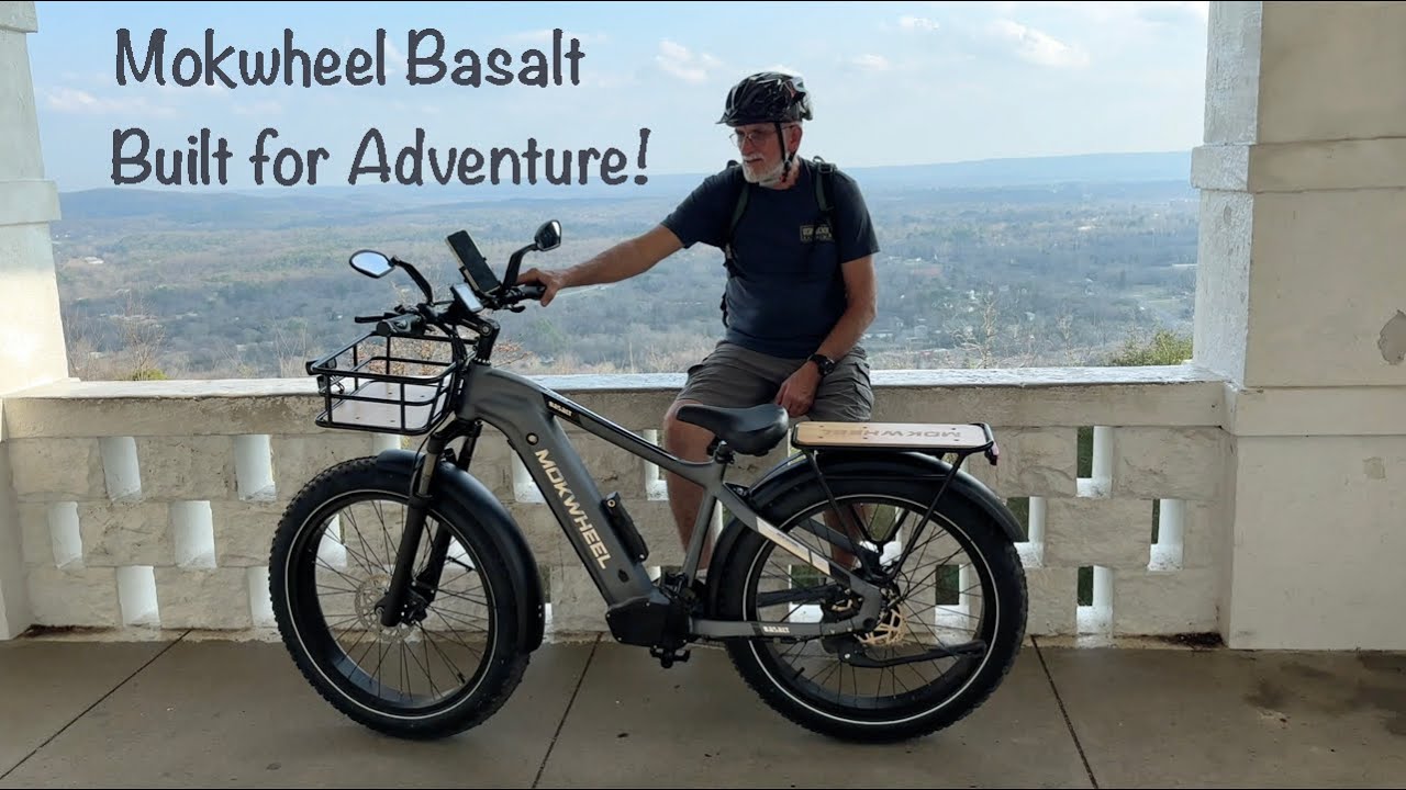 Touring Downtown Hot Springs on the Mokwheel Basalt fat tire E-Bike. Built for  fun and adventure!!